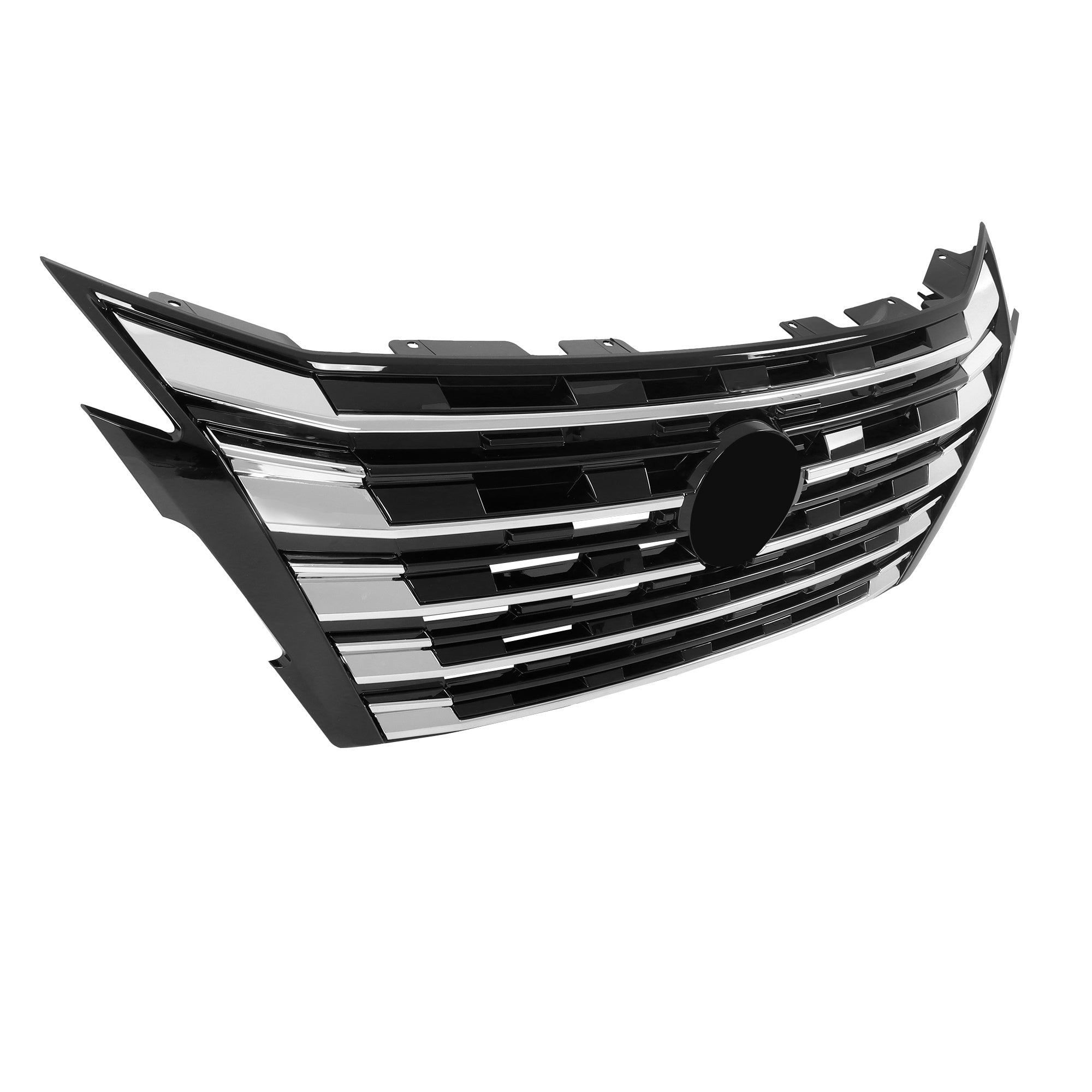 TOPPARTZ Front Grille Chrome & Black For 2024-2025 Nissan Rogue W/O Camera Hole