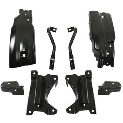 TOPPARTZ 8pcs Front Bumper Brace Bracket For Chevy Silverado 1500 2007-2013