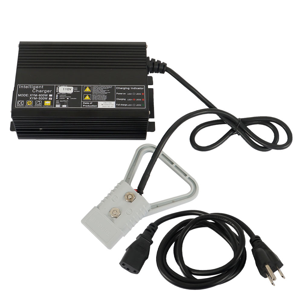 For Pallet Jack Battery Charger w/ 175A Rating SB175 Connector24V Floor Scrubber