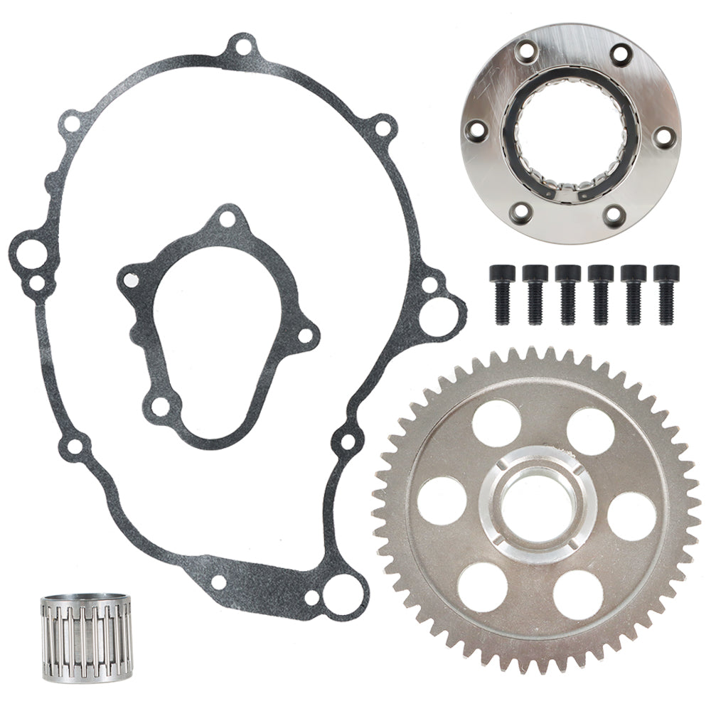 One Way Starter Clutch Bearing Gear Kit for Yamaha Raptor 660R 2001 2002-2003