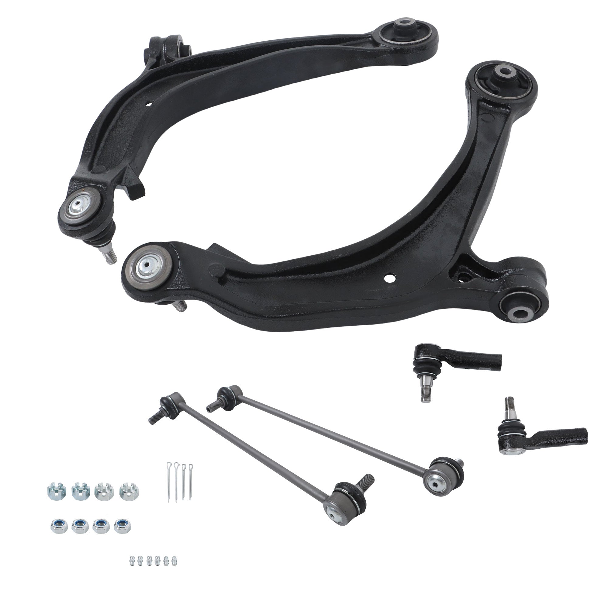 TOPPARTZ For 11-17 Honda Odyssey Front Lower Control Arms Outer Tie Rod Sway Bars