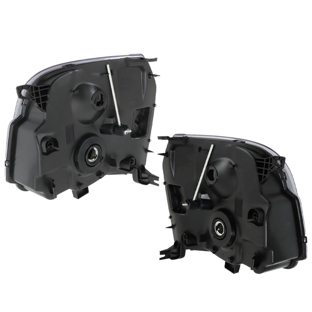 TOPPARTZ Left+Right Headlights For 2007-2014 GMC Yukon Denali XL1500 2500 Black