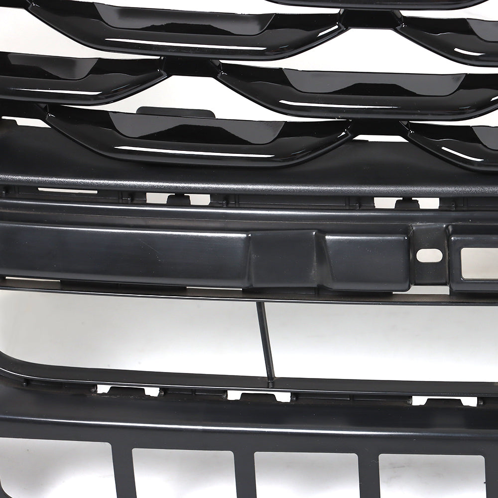 TOPPARTZ Front Grille For 2020-2022 Ford Explorer LB5Z-8200-GC Gloss Black