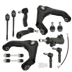 TOPPARTZ Front Upper Control Arms Tierods For 01-10 Chevrolet GMC Sierra 2500 HD