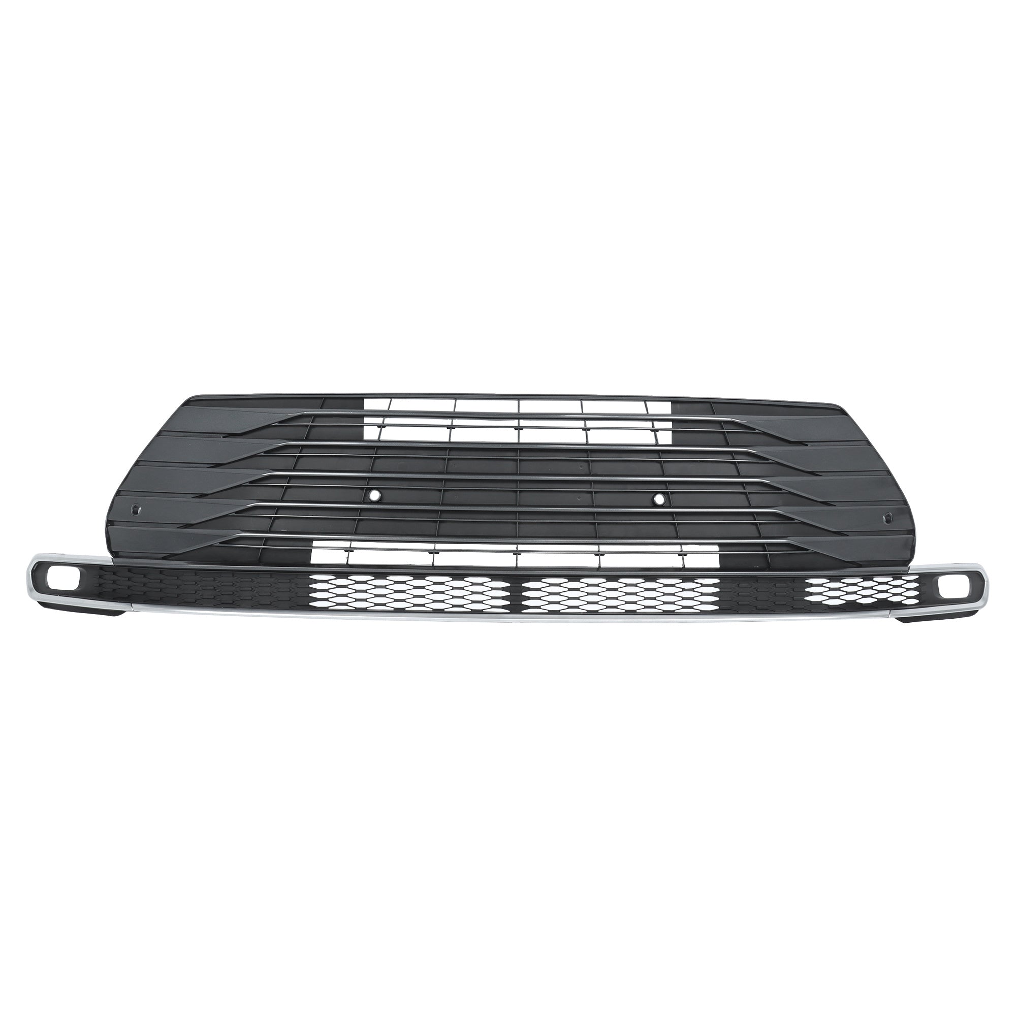 TOPPARTZ Lower Grille Gloss Blk W/ Sensor Hole For 2021-23 Toyota Sienna Plastic
