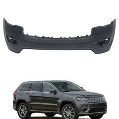 TOPPARTZ Front Bumper Cover For 2017 2018-2021 Jeep Grand Cherokee w/ Adv Park