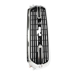 TOPPARTZ Front Chrome Grille Grill Assembly Black Trim For 19-22 Dodge Ram 1500