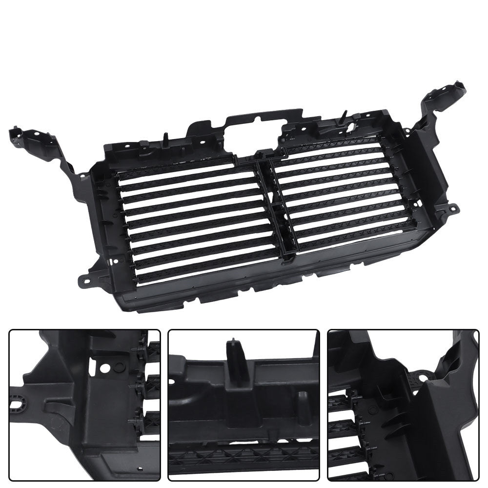 TOPPARTZ Front Upper Active Grille Shutter W/O Motor For 2018-20 Ford Expedition