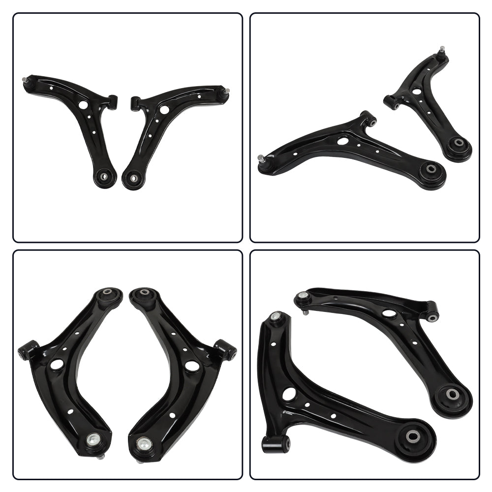 TOPPARTZ Control Arm w/Ball Joints Set For 2011 - 2019 Ford Fiesta 1.6L 4-Door