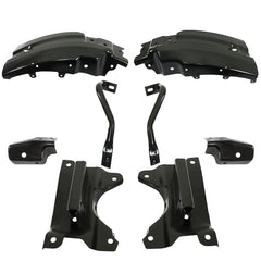 TOPPARTZ 8pcs Front Bumper Brace Bracket For Chevy Silverado 1500 2007-2013