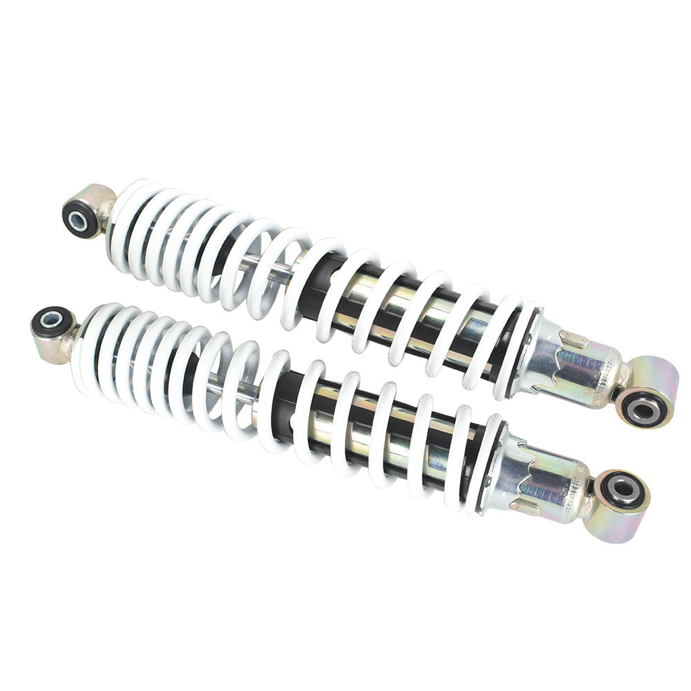 2 x Front Shocks Absorber Spring White for Yamaha Banshee 350 YFZ350 1987-2006