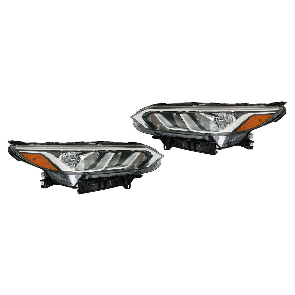 TOPPARTZ Left+Right Headlights For 2020-2022 Nissan Sentra S/SV Halogen Headlamps 260606LB0A