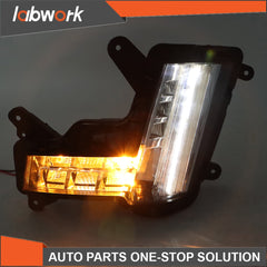 TOPPARTZ LED Fog Lights Lamp For 2015-2020 Cadillac Escalade w/o Crash Brake Left