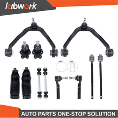 TOPPARTZ Front Upper Control Arm Tierod Sway Bar For Chevy Silverado GMC Sierra