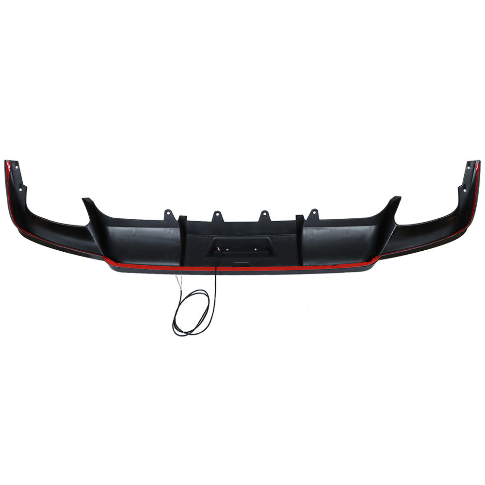 TOPPARTZ Rear Bumper Diffuser Lip For 2018 2019-2021 Toyota Camry Glossy Black