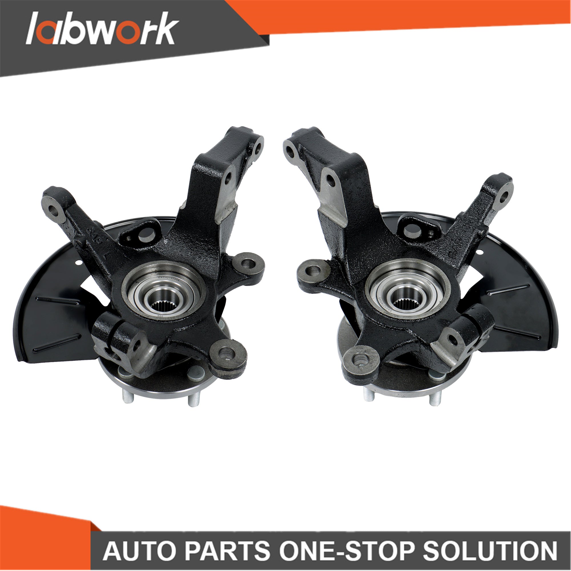 TOPPARTZ 2x Front LH &RH Steering Knuckle & Wheel Hub Bearing Assembly For Ford