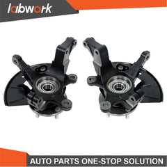 TOPPARTZ 2x Front LH &RH Steering Knuckle & Wheel Hub Bearing Assembly For Ford