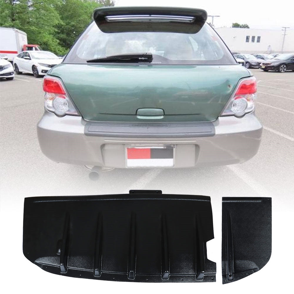 TOPPARTZ Rear Bumper Diffuser Splitter For 2004 2005-2007 Subaru Impreza WRX STI