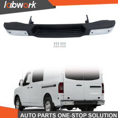 TOPPARTZ Rear Bumper Assembly Face Bars Chrome For Nissan NV1500 NV2500 2012-2021