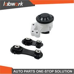 TOPPARTZ Turbo Motor Torque Strut Mount Set 3pc For Ford Explorer 2013-2017 3.5L