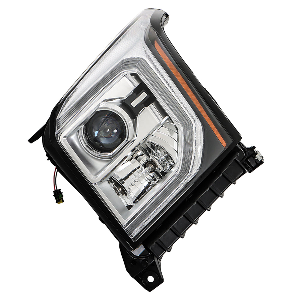 TOPPARTZ Left HID Headlights Assembly For 2015-2020 GMC Yukon XL W/o Ballast+Blub