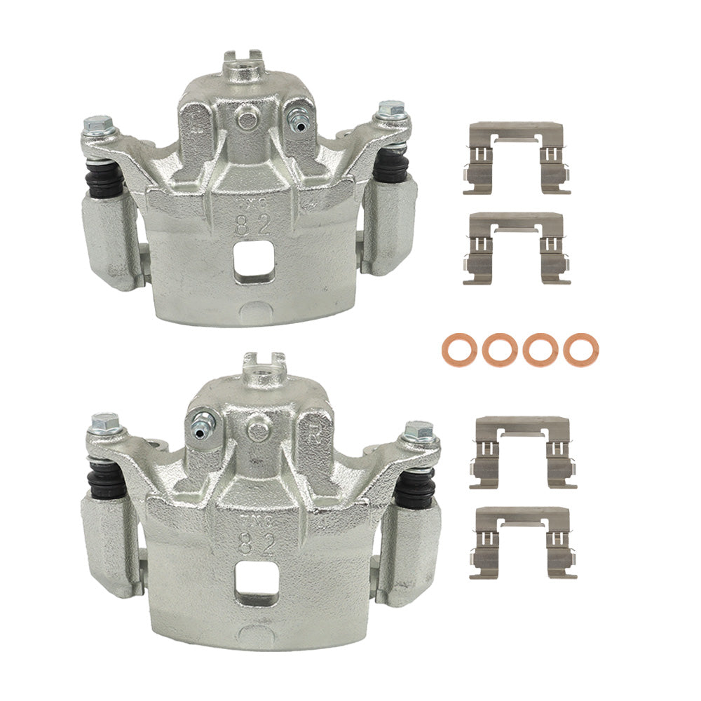 TOPPARTZ Front LH&RH Disc Brake Calipers For 2007-2019 Nissan Sentra L4 1.8L 2.0L