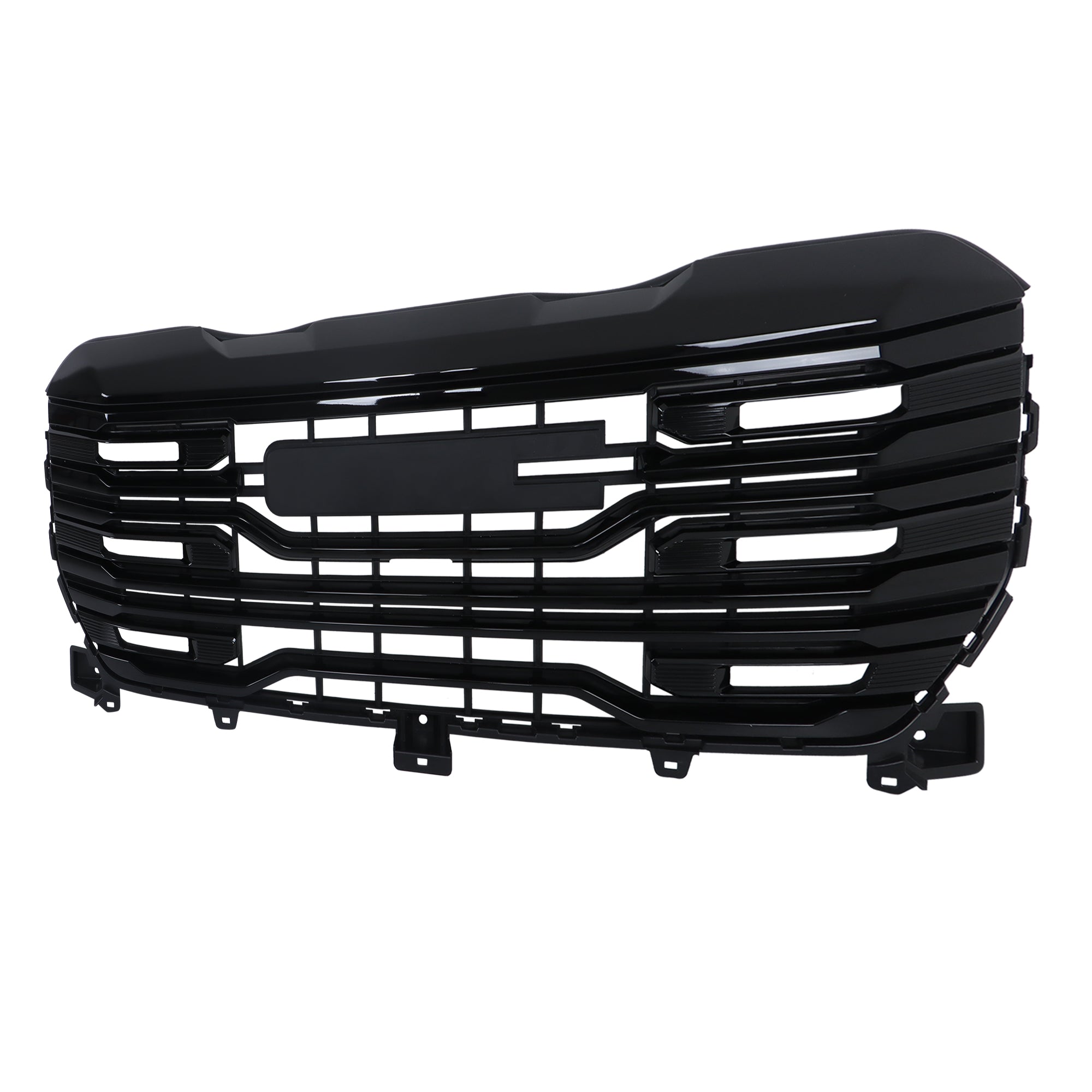 TOPPARTZ Front Grille Assembly Gloss Black For 2022-2024 GMC Sierra 1500 AT4/AT4X