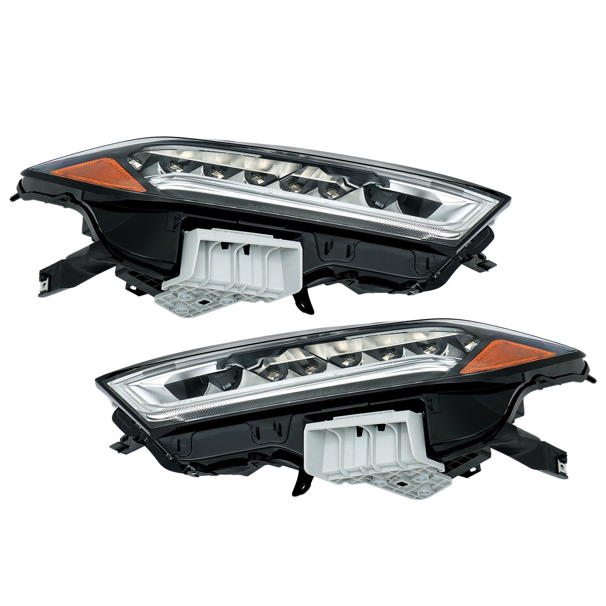 TOPPARTZ Left+Right LED Headlights Assembly For 2019-2021 Nissan Maxima Chrome