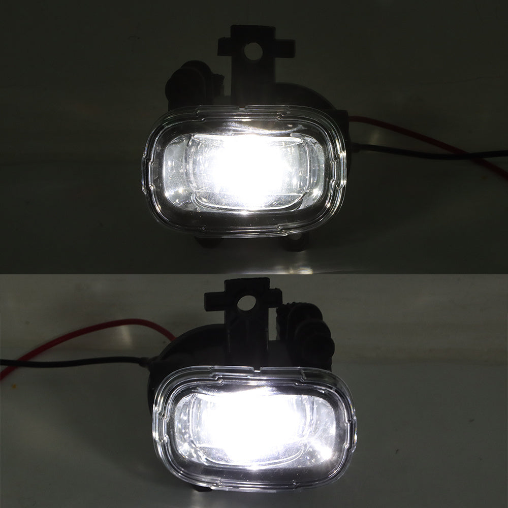 TOPPARTZ Front LED Fog Lights DRL Lamps For 2021-2023 Nissan Kicks Clear Kit
