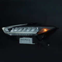 TOPPARTZ Left+Right LED Headlights Assembly For 2019-2021 Nissan Maxima Chrome