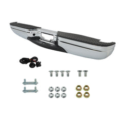 TOPPARTZ Rear Step Bumper Chrome For 1997-2004 Ford F-150 1997-99 F-250 Styleside