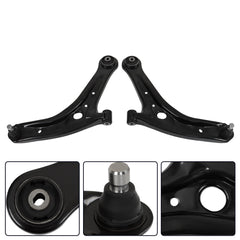 TOPPARTZ Control Arm w/Ball Joints Set For 2011 - 2019 Ford Fiesta 1.6L 4-Door
