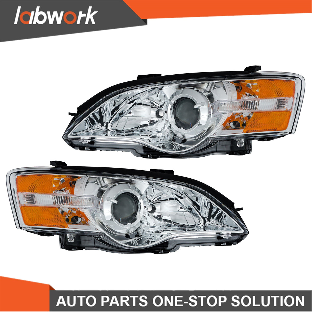 TOPPARTZ Headlights Assy For 2005-2007 Subaru Legacy/Outback Halogen Left&Right