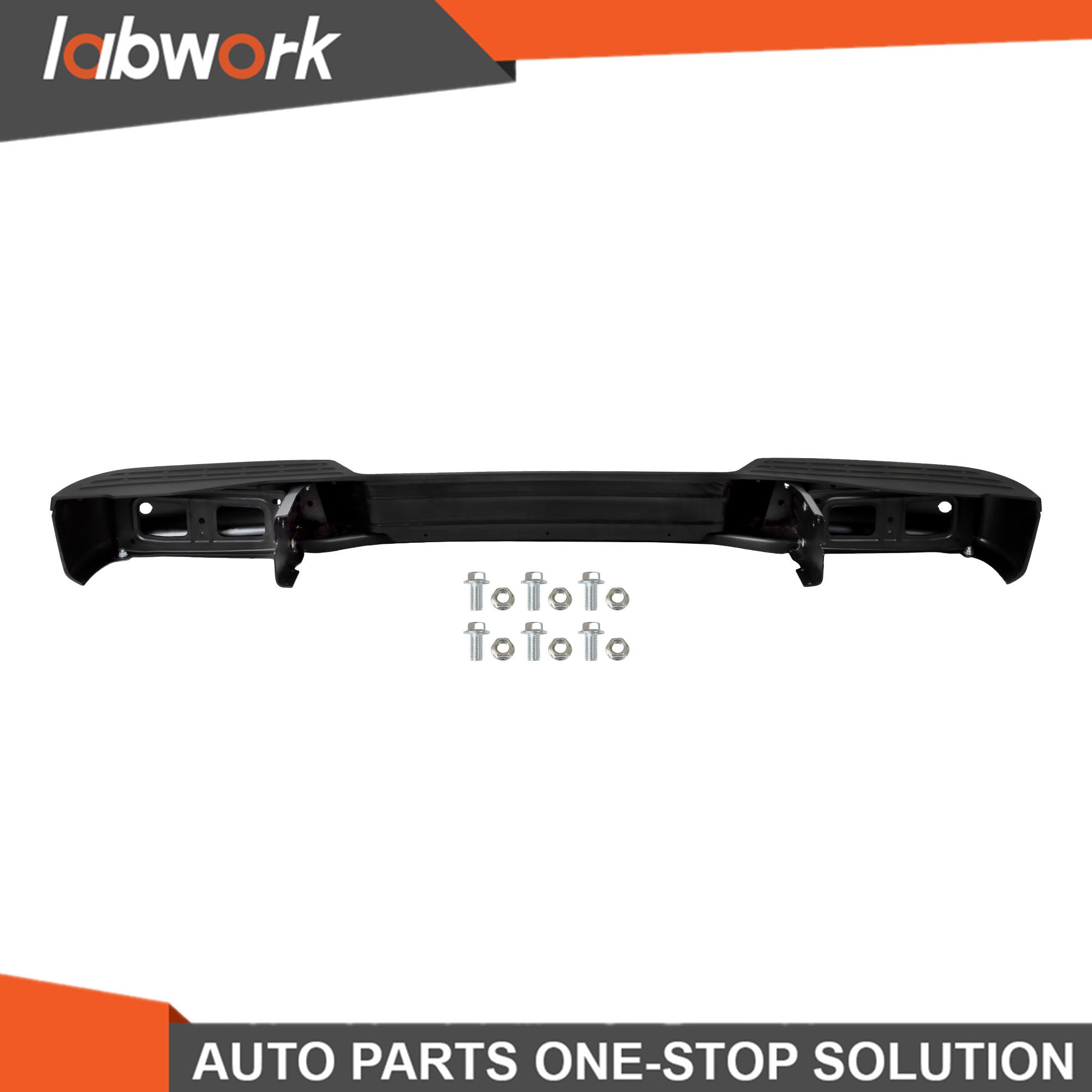 TOPPARTZ Rear Bumper Assembly For Nissan NV1500 NV2500 2012-2021 Primered W/ Park
