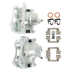 TOPPARTZ Front Left & Right Brake Calipers w/ Bracket For 2002-06 Toyota Camry L4