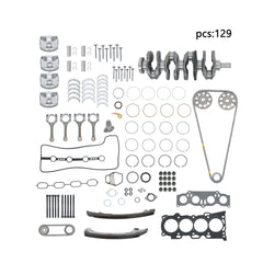 TOPPARTZ Engine Rebuild Overhaul Kit Crankshaft Rods Timing For Toyota Highlander