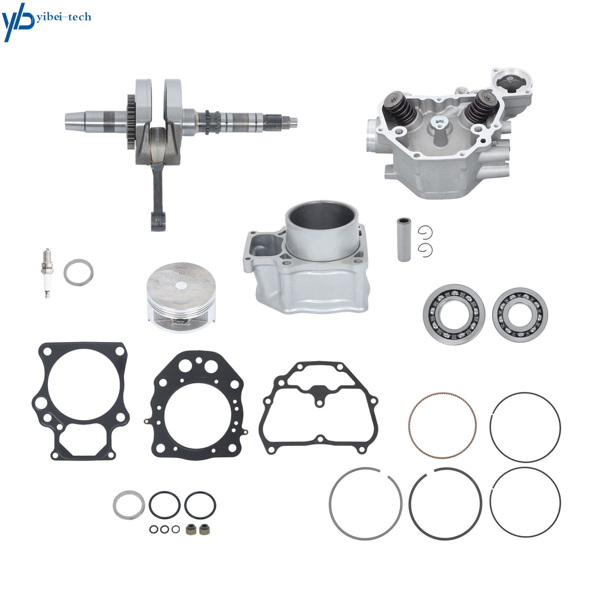 Engine Crankshaft Cylinder Rebuild Kit For Honda TRX420 2009-2024 12200-HP7-A01