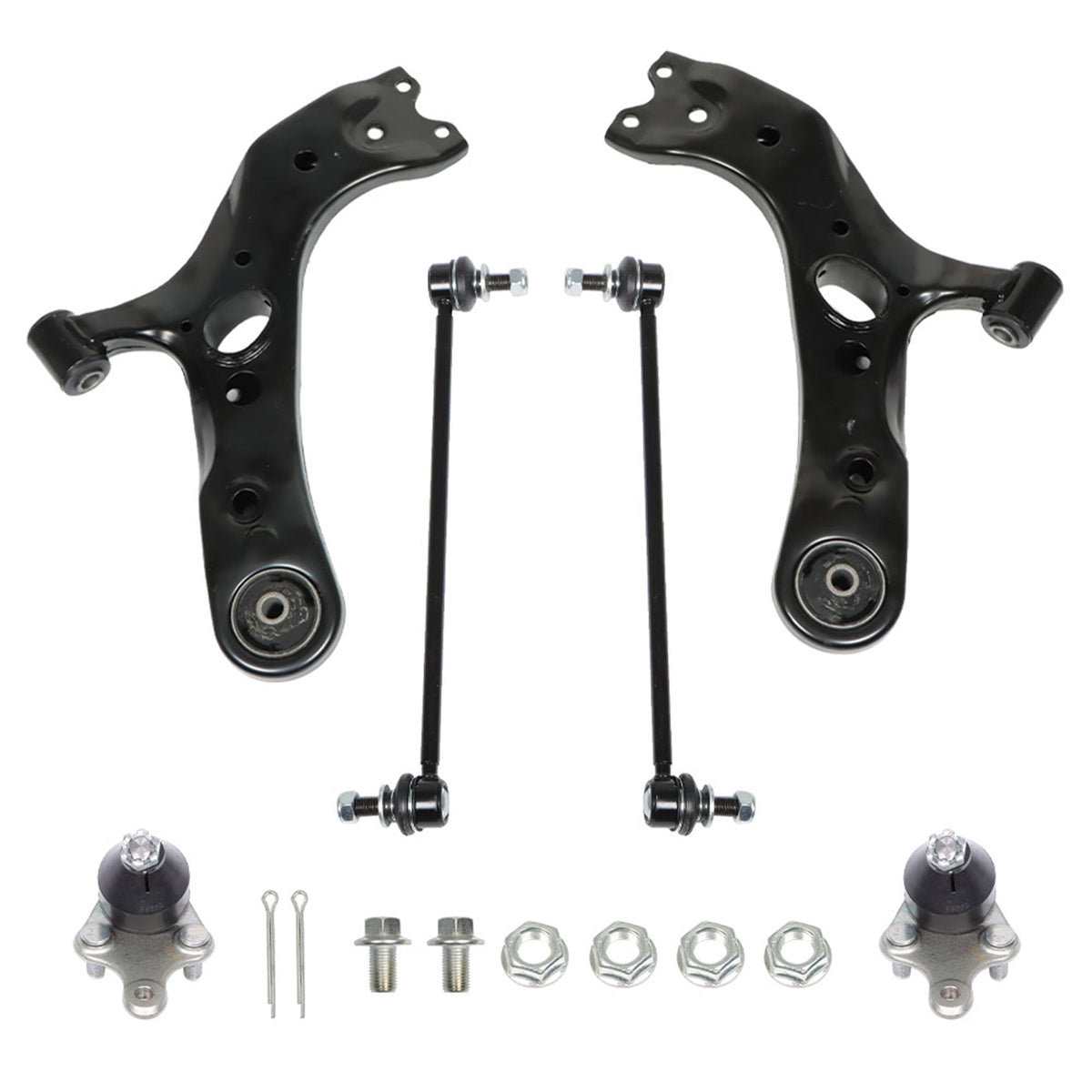 TOPPARTZ Set 4 Piece Rear Steel Control Arms Kit Replacement for 1979-2004 Ford Mustang