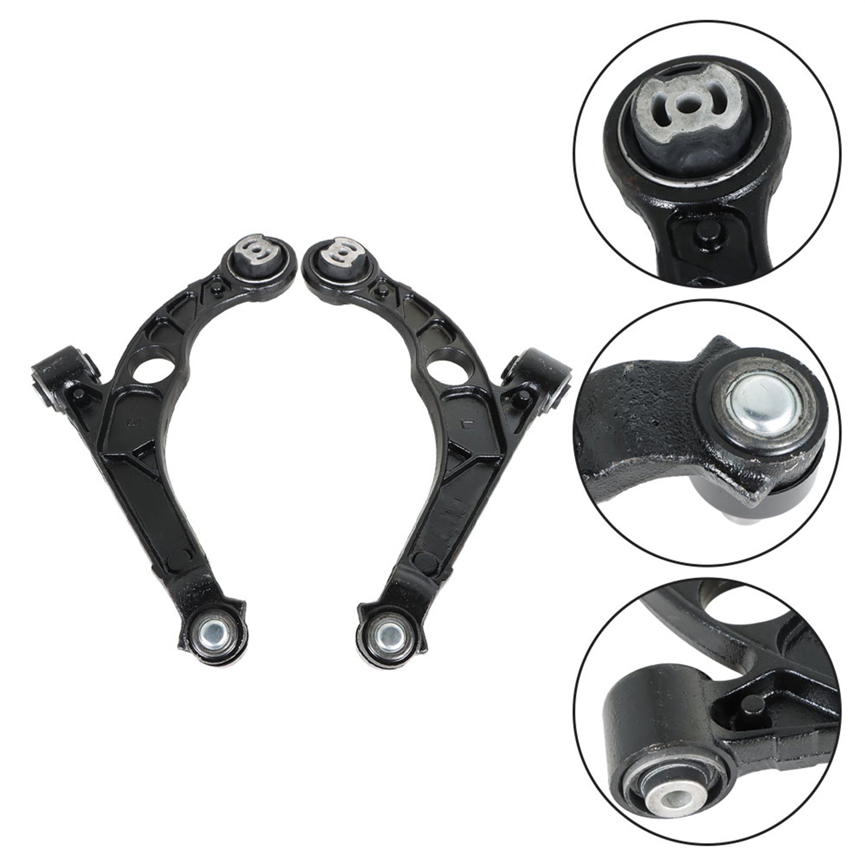 TOPPARTZ Front Lower Control Arms Tierods Sway Bars Replacement for 2013-2016 Dodge