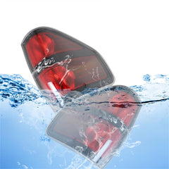 TOPPARTZ Driver & Passenger Side Red Smoked Tail Lights Replacement for 2009-2014 Ford f150 F-150