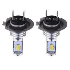 Super Bright 8000K Ice Blue Headlight Bulbs Kit High Low Beam H7 LED 80W 8000LM
