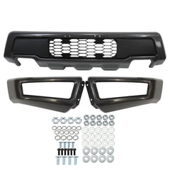 TOPPARTZ Painted Grey Steel Front Bumper Replacement for 2015 2016 2017 F150 Raptor Style