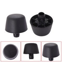 2 Black Rubber Bumper Cushion Hood Stoppers For 07-18 Jeep Wrangler Jk Body