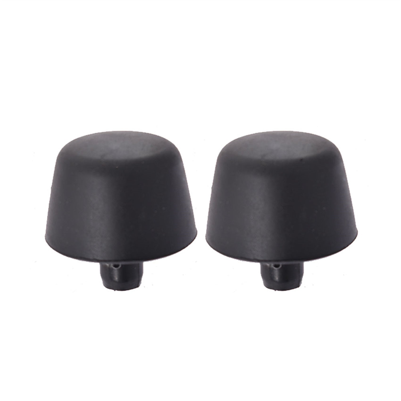 2 Black Rubber Bumper Cushion Hood Stoppers For 07-18 Jeep Wrangler Jk Body