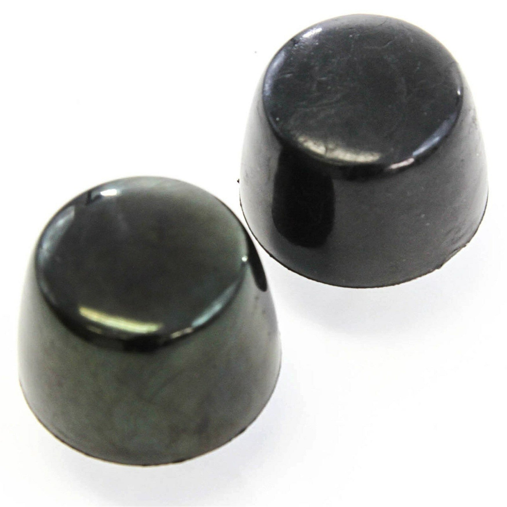 2 Black Rubber Bumper Cushion Hood Stoppers For 07-18 Jeep Wrangler Jk Body