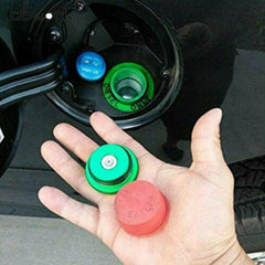 2 x For 2013-2018 Dodge Ram Magnetic Diesel Fuel Cap w/ Blue DEF Car Cap Covers