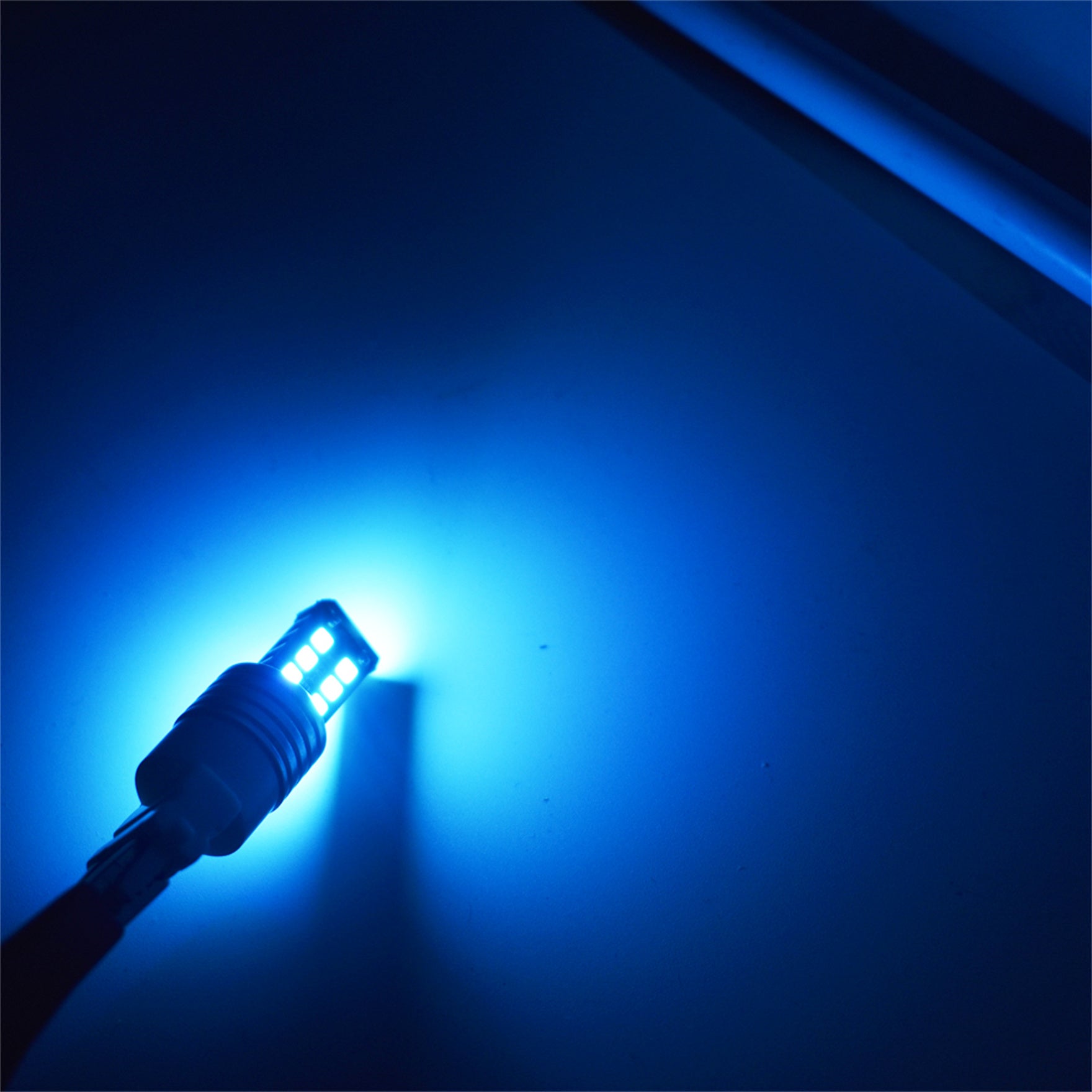 2 x High Power Ice Blue 3156 3157 15SMD Reverse Backup DRL Lights LED Bulbs NJ