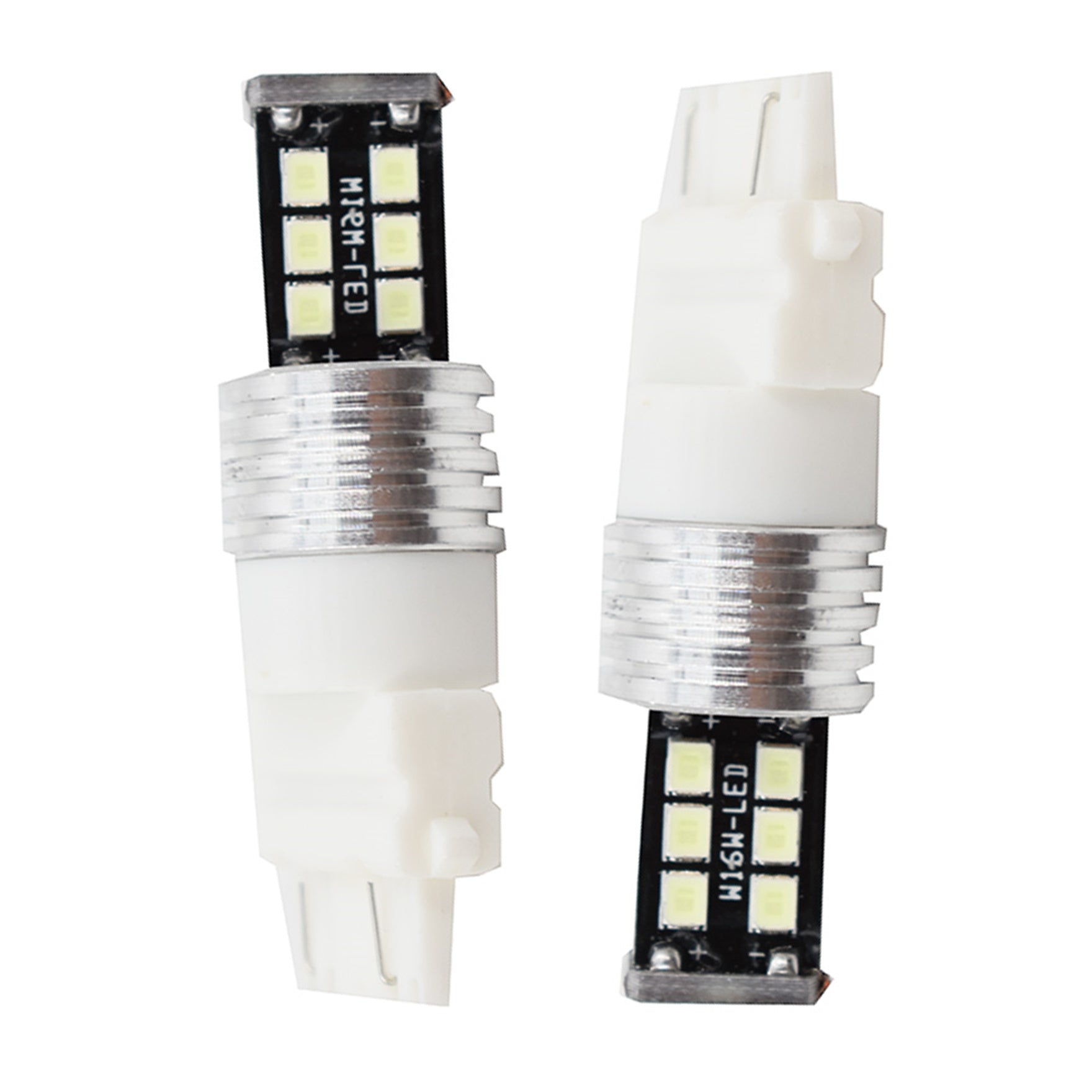 2 x High Power Ice Blue 3156 3157 15SMD Reverse Backup DRL Lights LED Bulbs NJ