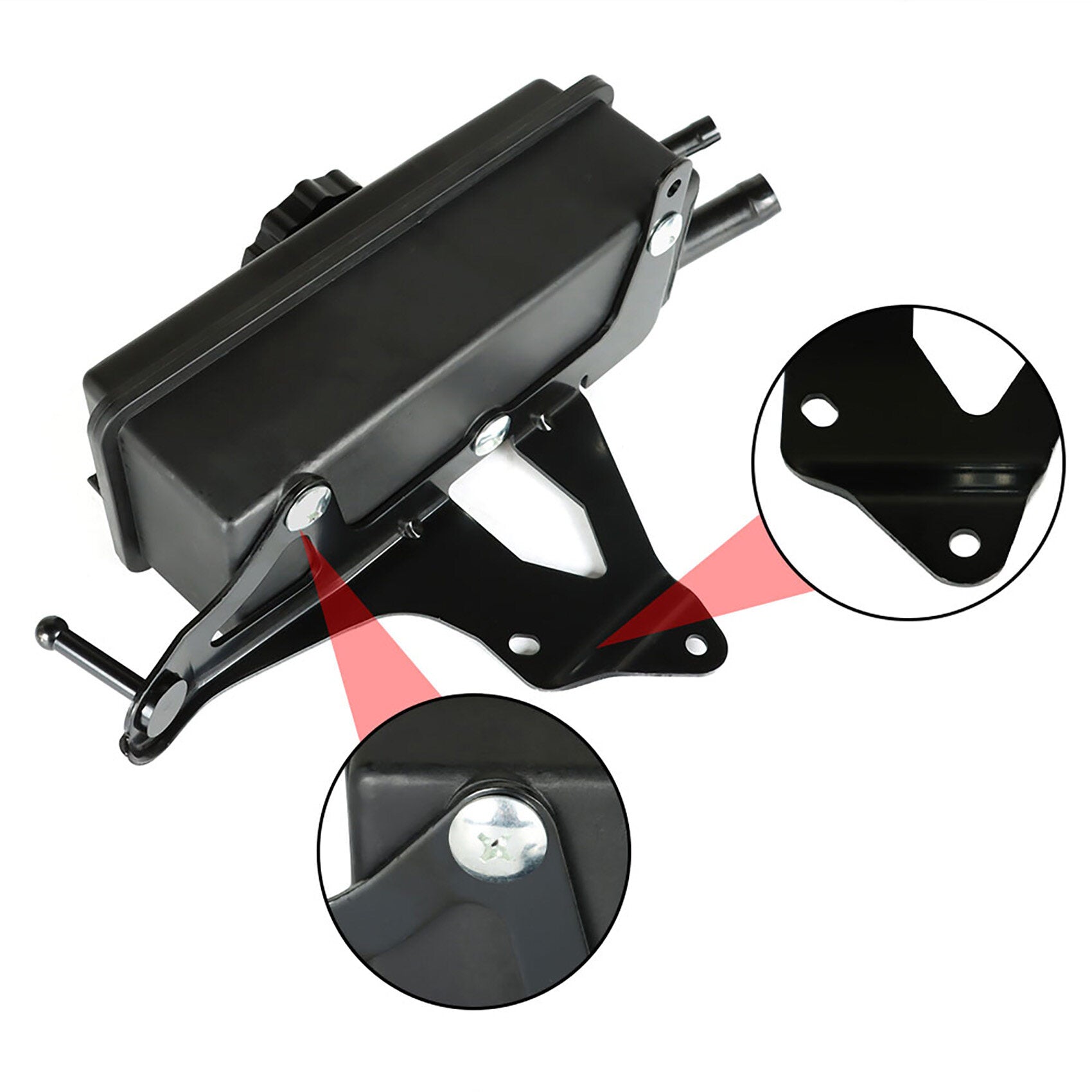 TOPPARTZ Power Steering Pump Reservoir 25780649, 3R405 Replacement for Chevy Malibu Pontiac G6 Saturn Aura Vue
