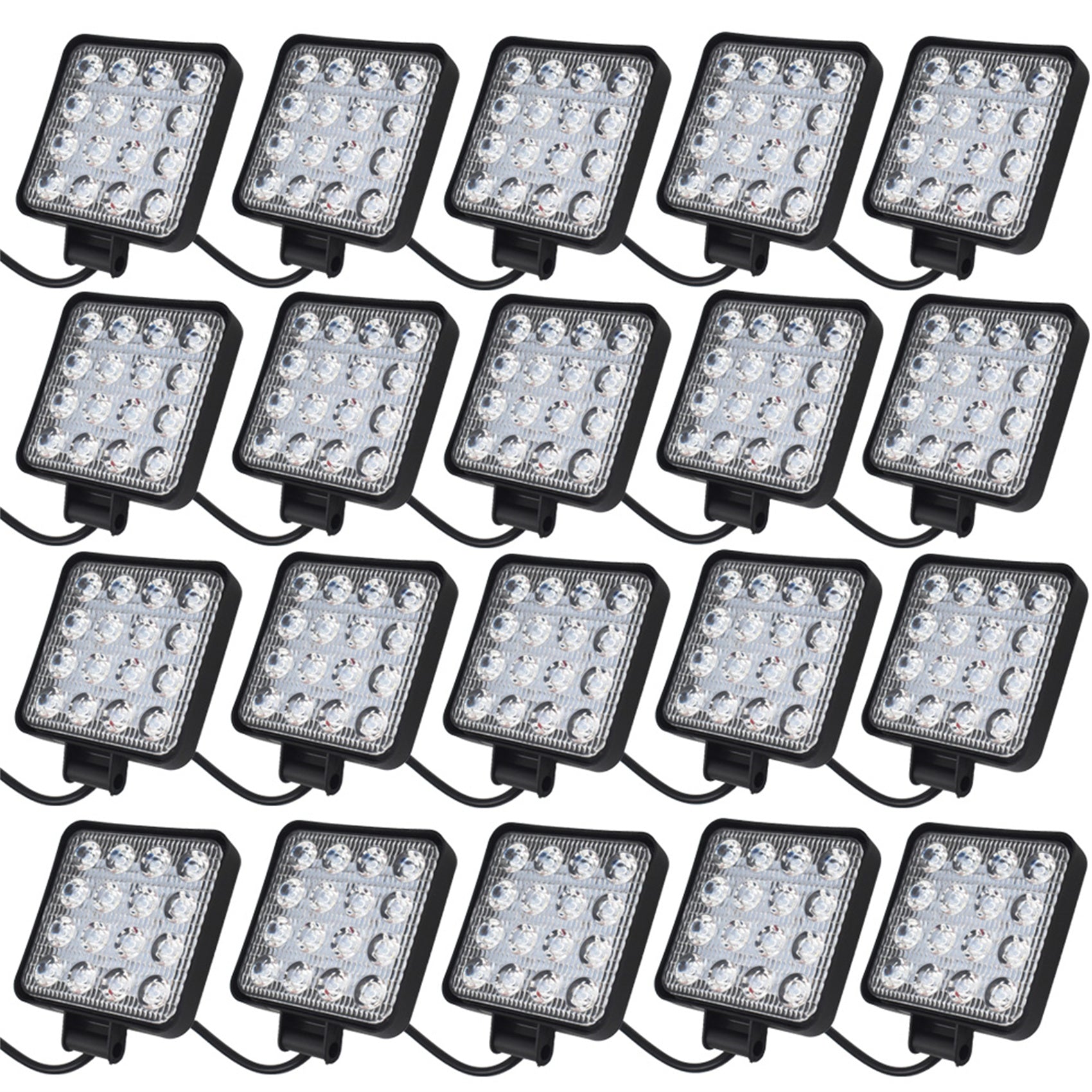20X 12V 48W LED Work  SUV Boat Tractor /Spot Light Flood Light OffRoad Driving